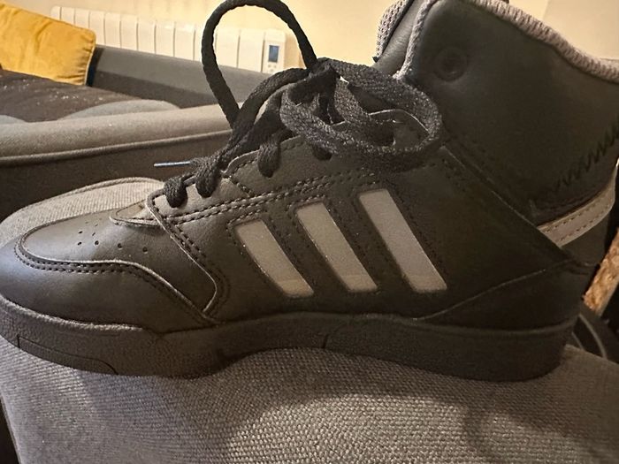 adidas Originals Drop Step Mid Black/Grey Trainers