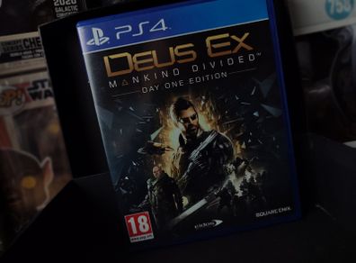 Deus Ex ! Mankind Divided ! Day One Edition ! PS4 Game ! Sony Playstation 4 ! 2016 !