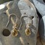 Citrine/Silver earrings,Gemstone earrings,Gift.November birthstonerrings,Drop earrings Image 3
