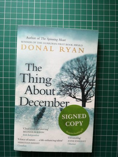 SALE! (SIGNED) The Thing About December Signed by Author Donal Ryan
