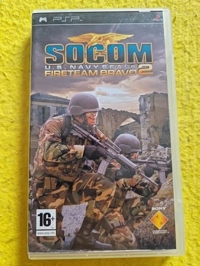 Soccom U.S. Navy Seals 2  Fireteam Bravo PSP PlayStation Games Original
