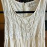 Reiss silk cream dress Image 2