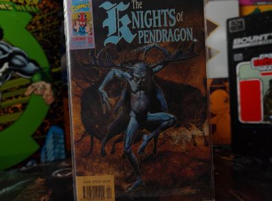 Knights of Pendragon ! Issue #10 ! by Dan Abnett ! Copper Age Horror Comic from 1991 ! by Marvel