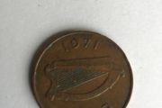 1971 Irish 2 pence coin