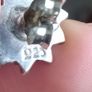 Vintage sterling silver stud earrings Image 4