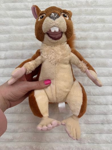 Disney The Wild Benny Squirrel Soft Plush approx. 10" Dirty Damaged Vintage Please see photos
