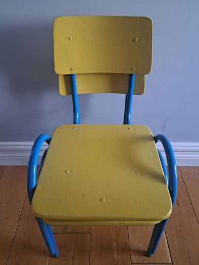 Pair of Kids Vintage School Chairs