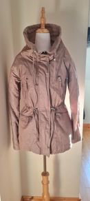 Blush pink quilt lined jacket