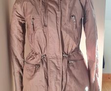Blush pink quilt lined jacket