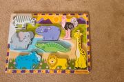 Wooden animal puzzle