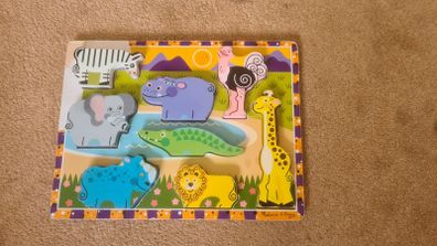 Wooden animal puzzle