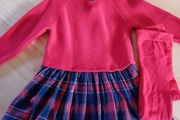 Next Dress &amp; Tights Age 12-18 months