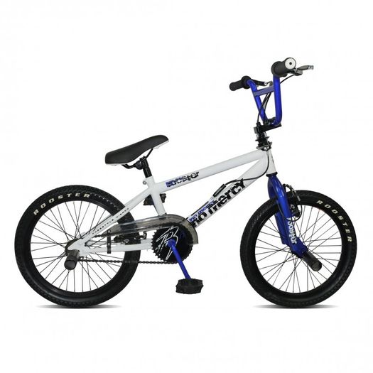10" Rooster NO MERCY, 18" Wheel, White/Blue