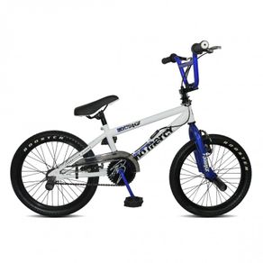 10" Rooster NO MERCY, 18" Wheel, White/Blue