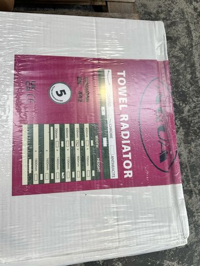 Towel Warmer 1200 x 500 chrome