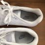 Nike Ladies Triple White Air Force Ones Low Top Trainers Size 6.5 Image 2