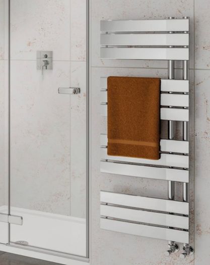 Clearance: CARLA Pre Filled All Electric 1200 x 500 Chrome Radiator