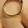18ct Gold Petite Vintage Diamond Solitaire Ring Image 7