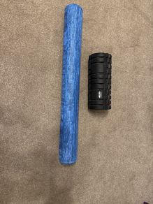 Smooth and textured foam rollers