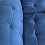 Blue velvet sofa 3-seater Image 5