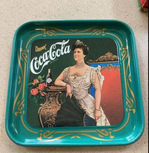 Coca Cola 6 Metal Liberty Coasters