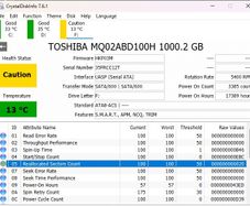 Toshiba 1TB SSHD 2.5" - Read Description