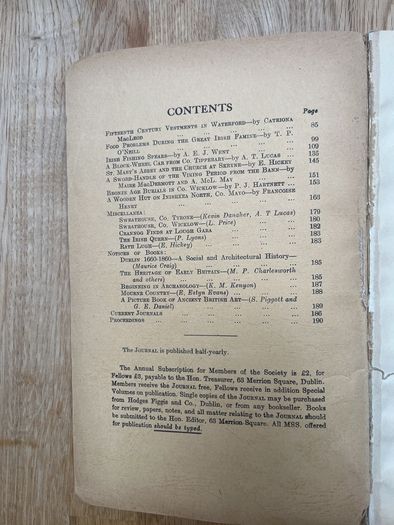 Irish History Archaeology Ireland Research Journal