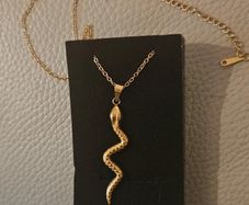 Gold plated tarnish proof necklace.