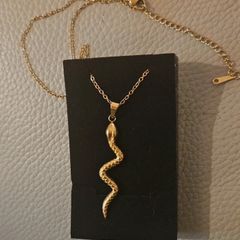 Gold plated tarnish proof necklace.