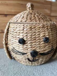 Beautiful Wicker Storage in Excellent Condition