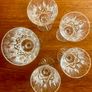 Four Waterford Crystal Lismore Sherry Glasses, One Lismore Small Wine Glass, 1970s. Image 3