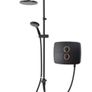 Triton Matt Black Rainfall Shower Image 2