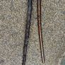 Black thorn and Hazel walking sticks X2 Image 3