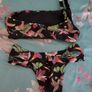 Brazilian Tropical Floral Asymmetric One-Shoulder Bikini Set Image 2