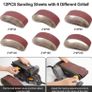 Jellas 1000W Electric Sander, 6 Variable-Speed Control with Self - Locking Switch, 12PCS Sanding Paper (75x533MM), 3m Power Cord for Derusting, Stripping Paint and Polishing (FREE POSTAGE) Image 4