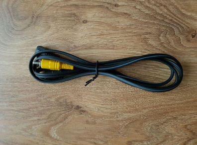 6Ft Mini AV 3.5mm 1/8' 4 pole plug to 3 RCA plugs cable