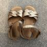 UK 13 gold Next sandals Image 2
