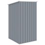 Garden Shed Grey 87x98x159 cm Galvanised Steel Image 5