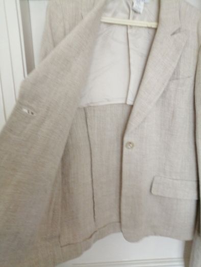 George Rech Synonyme Linen Trouser Suit Size 42 (14)