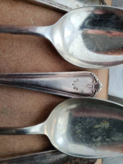 Vintage Silver Plated Cutlery Set EPNS Grand Hotel Spoons Included
