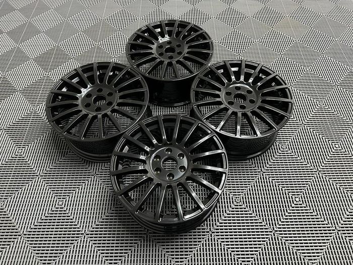 18" Multi Spoke wheels Ford Transit Custom Van Vw Transporter T7 74.5 6x120 Gunmetal