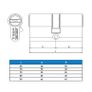Tesa tk154040l  High Security Cylinder Lock Image 3