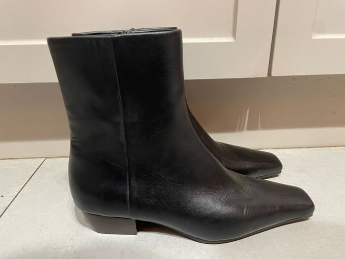 Ankle boots women black Massimo Dutti brand new size 5