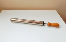 Vintage Indian Iron Hindu Holy water Pichkari syringe hand water pump  made by Gloria