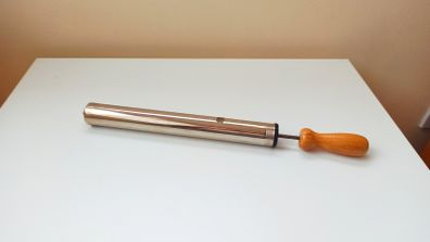 Vintage Indian Iron Hindu Holy water Pichkari syringe hand water pump  made by Gloria