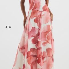 River island size 14 floral pattern dress