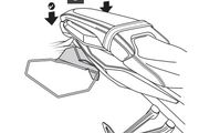 Honda CB650R Side Bag Holders Shad