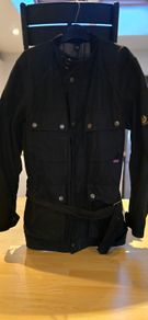 Belstaff Trialmaster Style Wax Jacket Black Size S