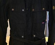 Belstaff Trialmaster Style Wax Jacket Black Size S