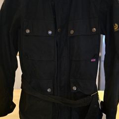 Belstaff Trialmaster Style Wax Jacket Black Size S